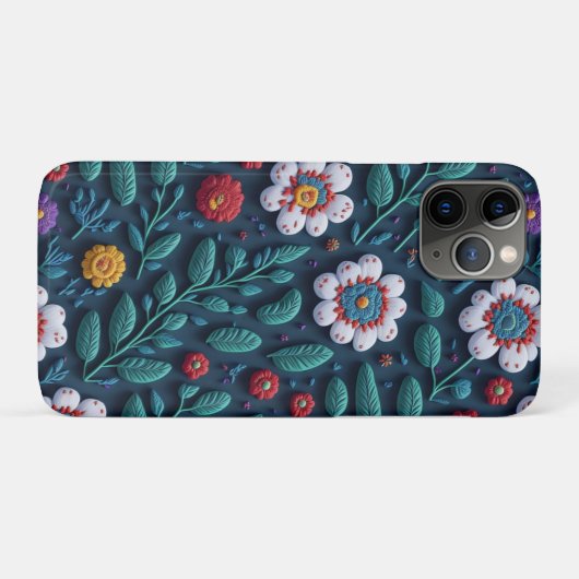 Wildblume Case-Mate iPhone Hülle (Rückseite (Horizontal))