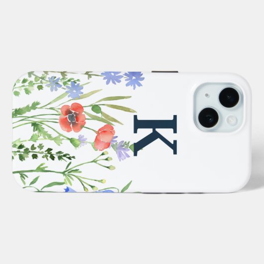 Wildblume Case-Mate iPhone Hülle (Rückseite (Horizontal))