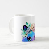 Wildblume Cat Eyes Tasse (Vorderseite Links)