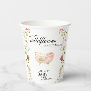 Wildblume Chic Boho Floral Gender neutral Pappbecher