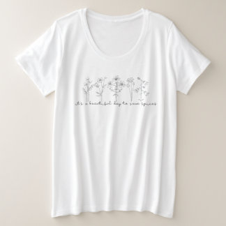 Wildblume Chiropraktik, Chiropraktik, Chiro, Große Größe T-Shirt