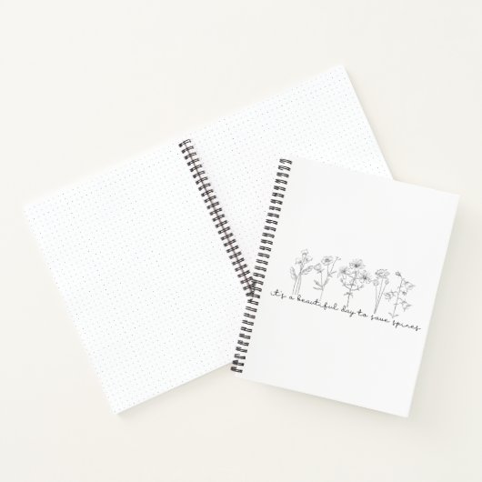 Wildblume Chiropraktik, Chiropraktor, Wirbelsäule, Notizblock (Innenseite)