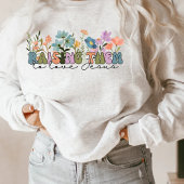 Wildblume Christlich Mama Sweatshirt