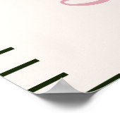 Wildblume Christliche Zitate Girls Wachstumsdiagra Poster (Ecke)