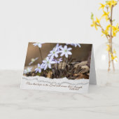 Wildblume Christliches Beileid Karte (Gelbe Blume)