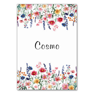 Wildblume Cosmo Tischnummer