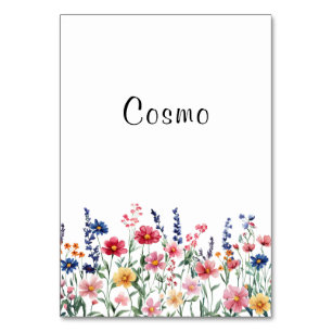 Wildblume Cosmo Tischnummer