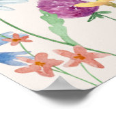 Wildblume Country Blumenorden des Tages Poster (Ecke)