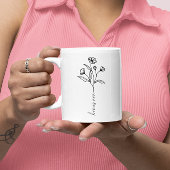 Wildblume Custom Message Bonus Mama StepMom Tasse