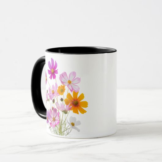 Wildblume Custom Tasse for Women, Mama & Bridesmai (Vorderseite Links)