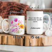 Wildblume Custom Tasse for Women, Mama & Bridesmai