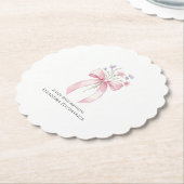 Wildblume "Custom Untersetzer Bow" der 80. Geburts (angewinkelt)