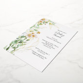 Wildblume Daisy Border Babydusche Folieneinladung (Gedreht)