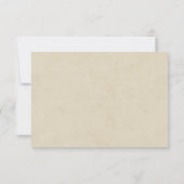 Wildblume Daisy Wedding RSVP Karte (Rückseite)