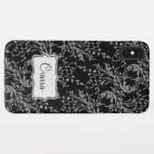 Wildblume-Damaske Case-Mate iPhone Hülle (Rückseite (Horizontal))