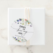 Wildblume Danke für das Bienening hier Geschenkanhänger (Beispiel)