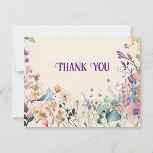 Wildblume  dankeskarte