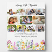 Wildblume das Leben gemeinsam lieben 11 Foto Fotoplatte (Vorderseite)