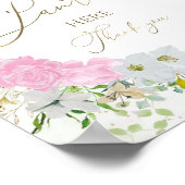 Wildblume Das Panty Game Sign Brautparty Poster (Ecke)