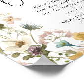 Wildblume Datum Jar Poster (Ecke)