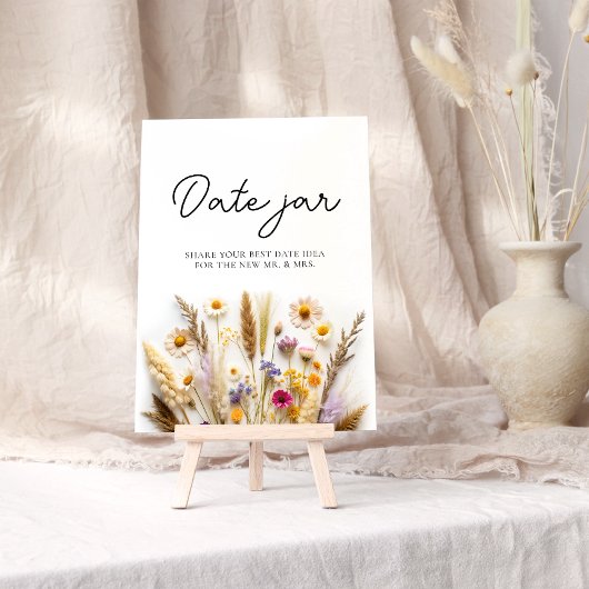 Wildblume Datum Nachtideen Datum JAR Poster