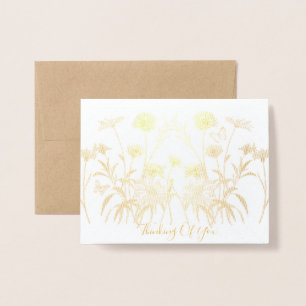Wildblume denken folienkarte