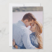 Wildblume der Aquarellblume Einladung (Rückseite)