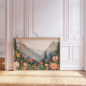 Wildblume der Bergwelt 20x16" Poster