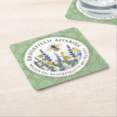 Wildblume der Bienenzüchter und Apiary der Königin Rechteckiger Pappuntersetzer (angewinkelt)