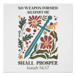 Wildblume der Inspirationsbibliotheken Poster