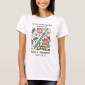 Wildblume der Inspirationsbibliotheken T-Shirt (Vorderseite)