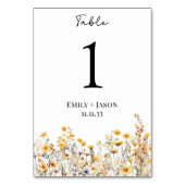 Wildblume der Karte botanische Themenpaare Name (Rückseite)