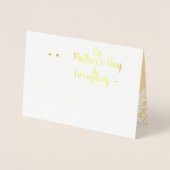 Wildblume der modernen botanischen Muttergottes Folienkarte (Vorderseite)