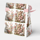 Wildblume der Osterhase Geschenkschachtel (Rückseite)