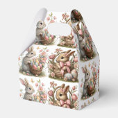 Wildblume der Osterhase Geschenkschachtel (Rückseite)