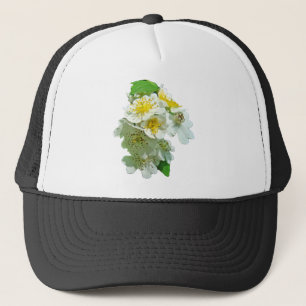 Wildblume der Rose Multiflora Truckerkappe