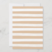 Wildblume der Rustikalen Bienen Einladung (Rückseite)