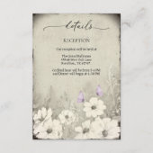 Wildblume der Schmetterlinge Begleitkarte (Vorderseite)