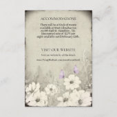 Wildblume der Schmetterlinge Begleitkarte (Rückseite)