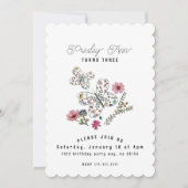 Wildblume der Schmetterlinge Einladung (Vorderseite)