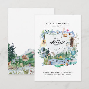Wildblume der Waldberge   Camping Wedding Wappen