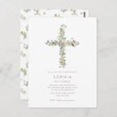 Wildblume der Wiese Postkarte (Vorne/Hinten)