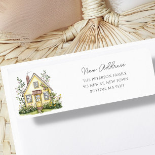 Wildblume des Gelben Hauses Neue Zuhause-Adresse