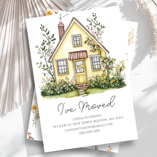 Wildblume des Gelben Hauses | Neue Zuhause-Adresse Ankündigung