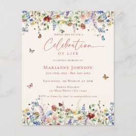 Wildblume des Haushalts Flyer