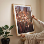 Wildblume des warmen Niedergangs im Neatral Poster