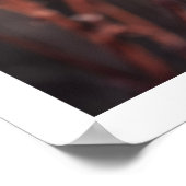 Wildblume des warmen Niedergangs im Neatral Poster (Ecke)