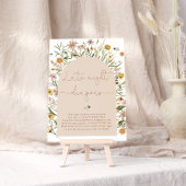 Wildblume des Wasserfarben Boho Spätnachtstaucher Poster