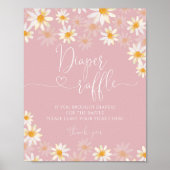 Wildblume Diaper Raffelposter Poster (Vorne)