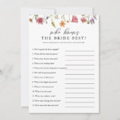 Wildblume, die die Beste Digitale kennt Einladung (Vorderseite)